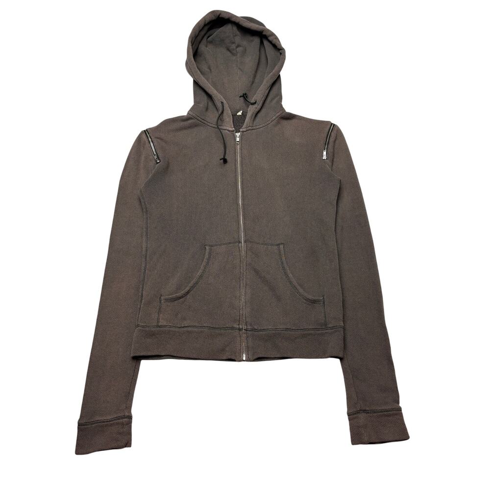 R13 Full Zip Hoodie Women's Small Faded Distressed French Terry